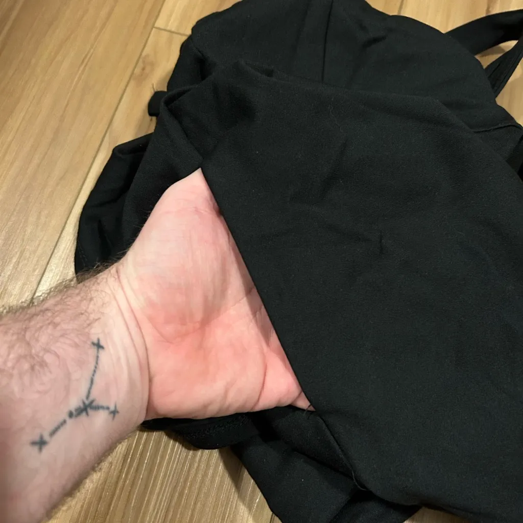 Hot Topic Black Suspenders Skirt with Pockets Size Small - Image 3