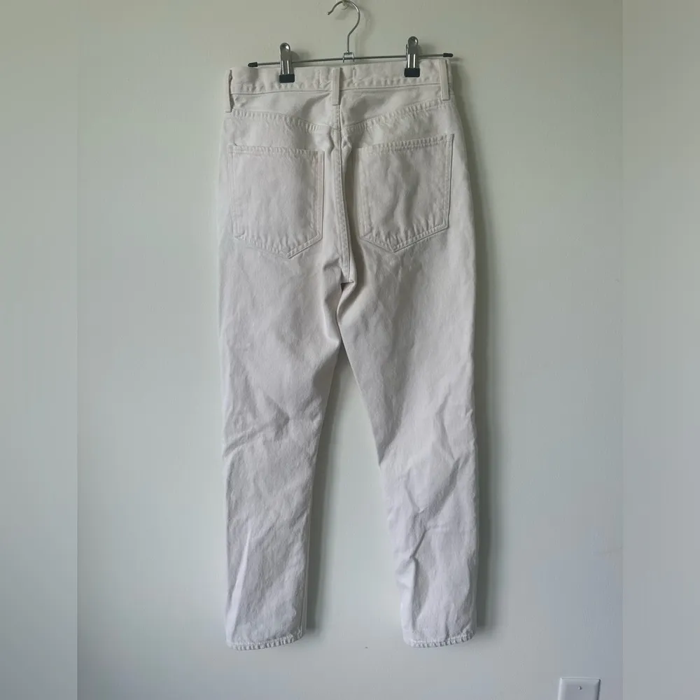 Agolde Remy High Rise Straight Jeans in Paper Size 26 - Image 5