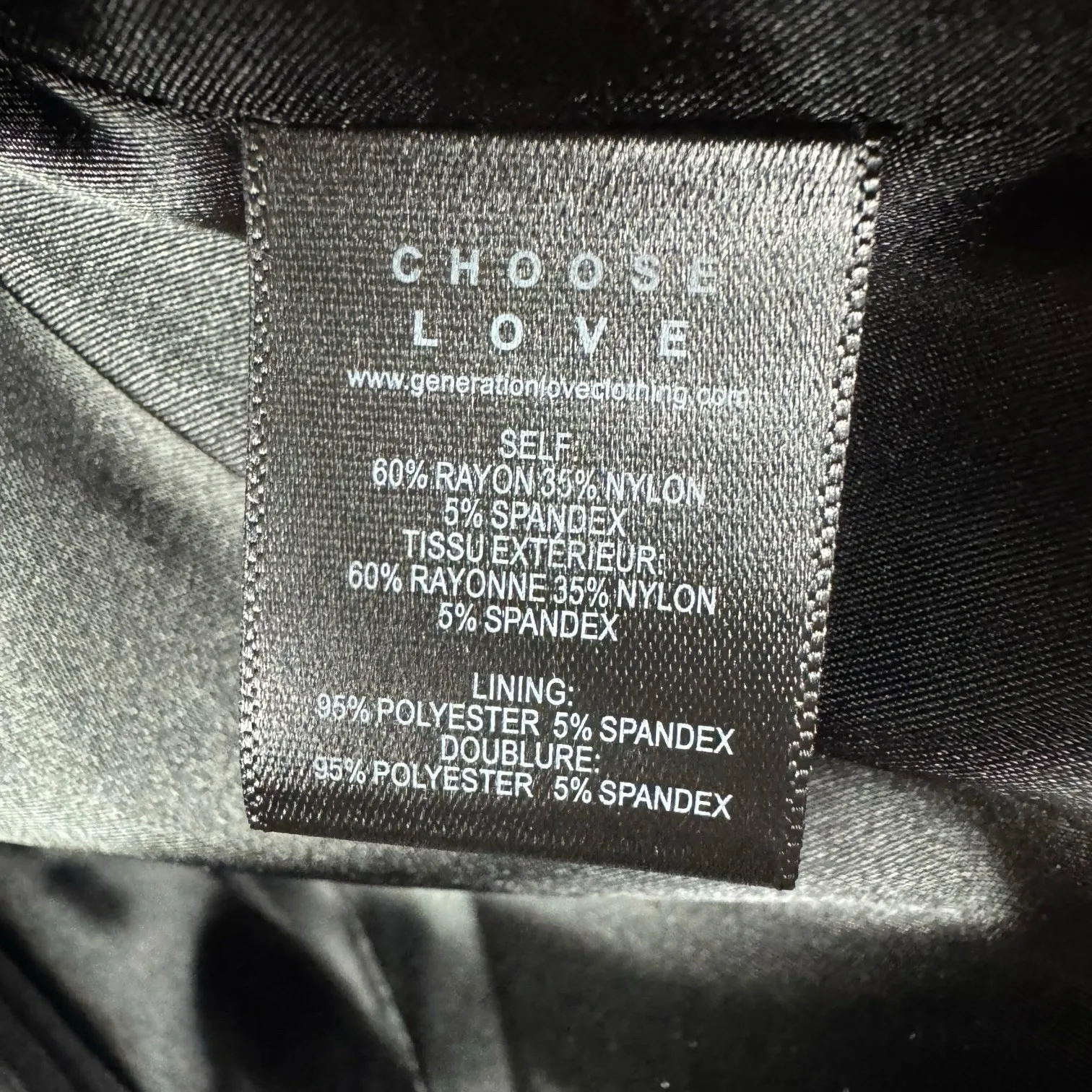 Generation Love Royce Ponte Black Blazer Size L Gold Buttons - Image 6