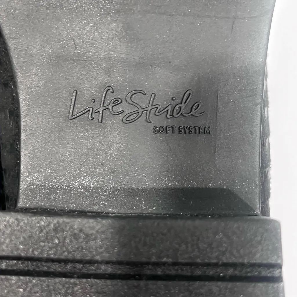 LifeStride Women’s Lolly Slip-On Loafer Black Croc Size 5M Chic Comfort Flats 🔥 - Image 7