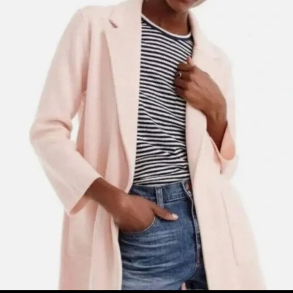 J. Crew open front blazer sweater cardigan size small - Image 2