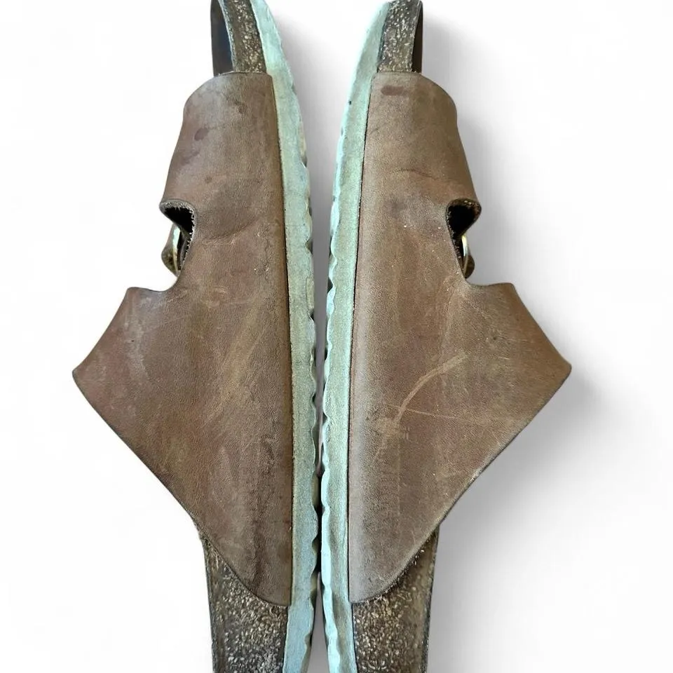 Birkenstock Arizona Big Buckle Slide Sandal Women's Cognac size 42 - Image 8