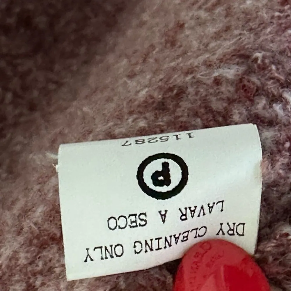 Staccato Sweater Women's Small Red Cable‎ Knit Cozy Long Sleeve Henley Soft - Image 6