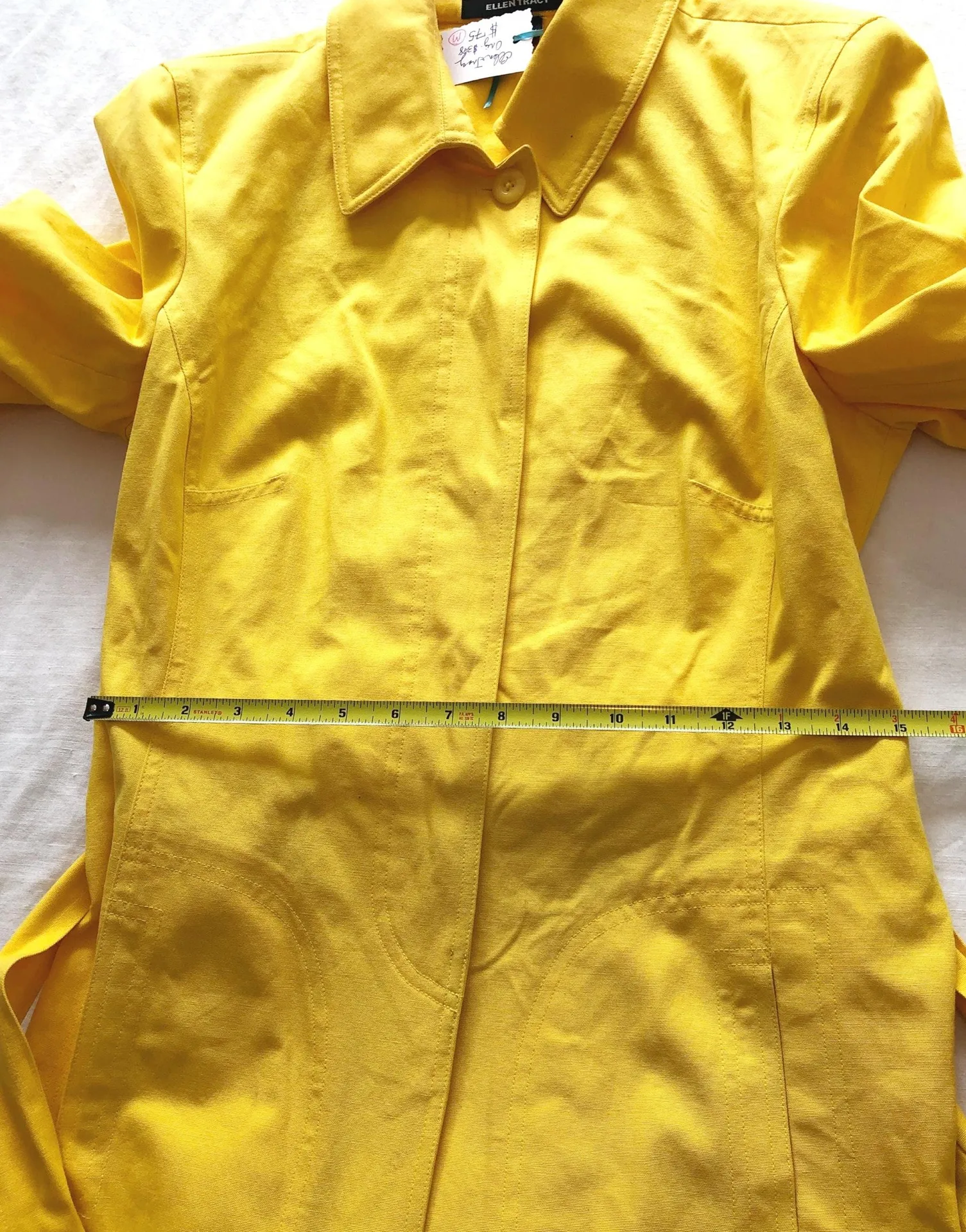 Ellen Tracy belted sunshine coat, 12 - Image 6