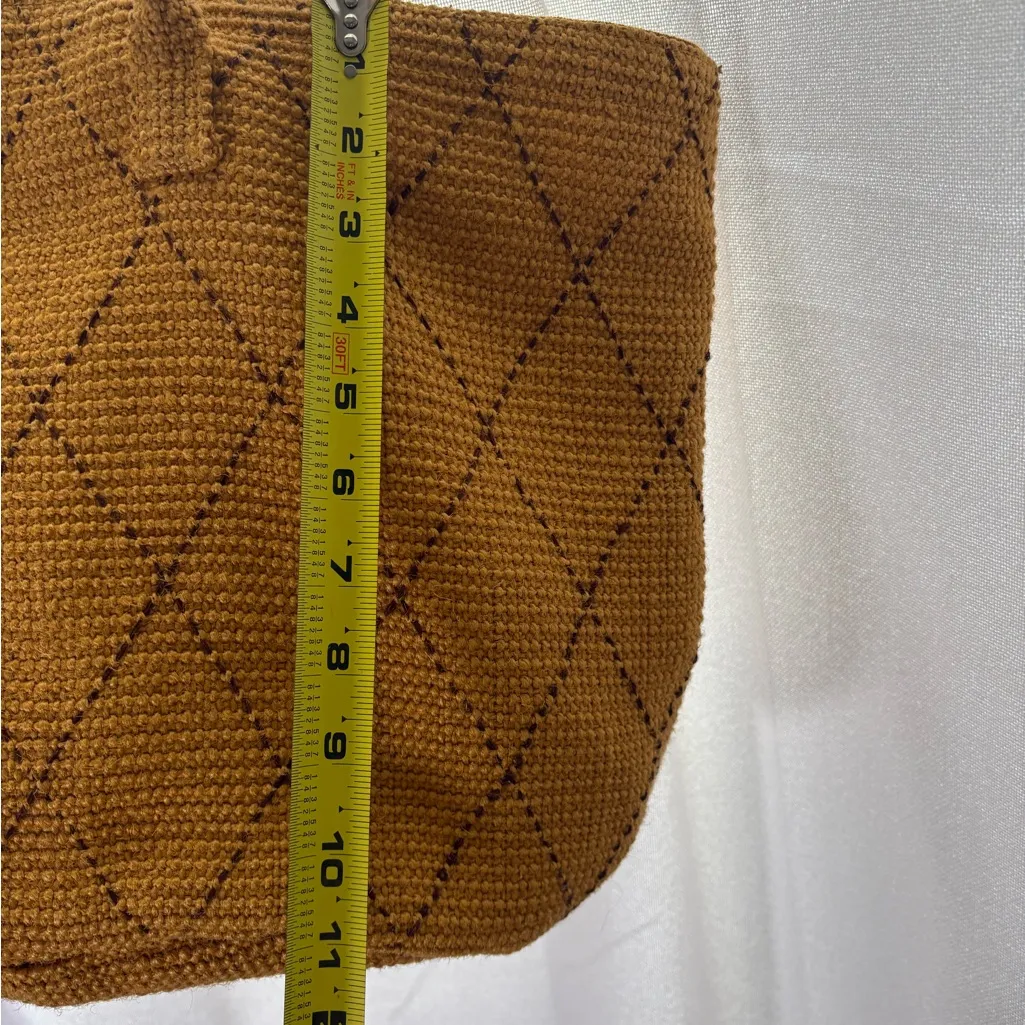 J JILL Sunflower Yellow Textured Tote Bag - Image 11