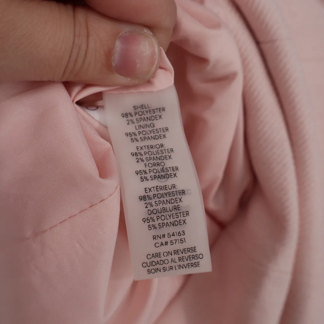 Calvin Klein Pink Pencil Skirt Knee Length Side Slit Business Casual Size 6 - Image 4