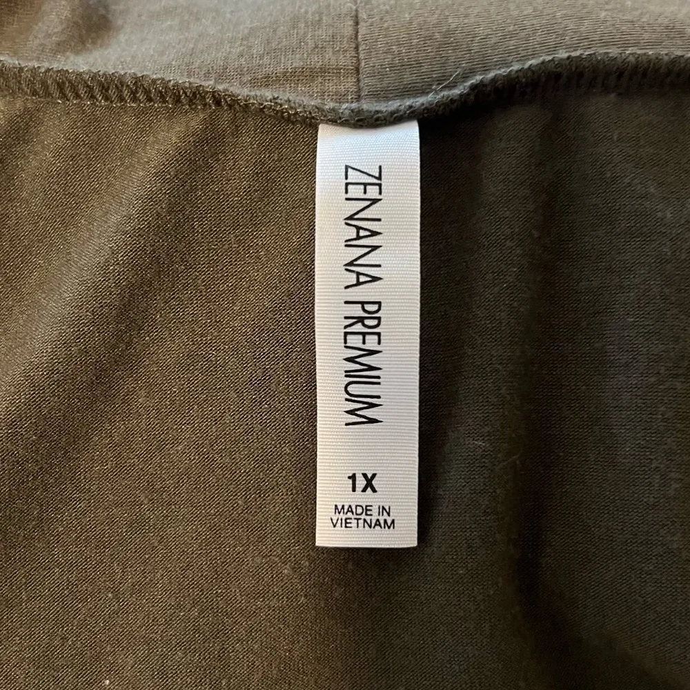 Zenana Premium Long Sleeve Olive Open Cardigan Sweater V2 53025 - Image 3