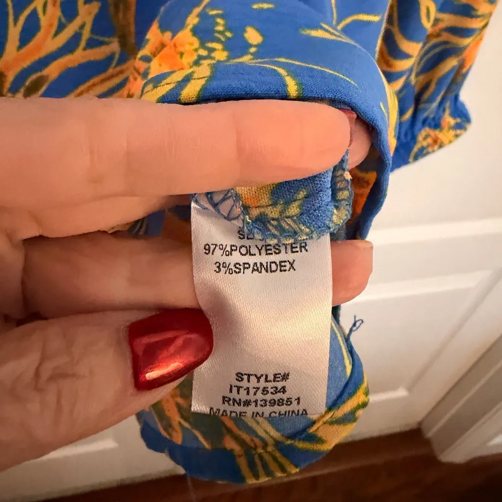 ODDI M Boutique Dolman-Sleeve Sunflower Top - Image 6