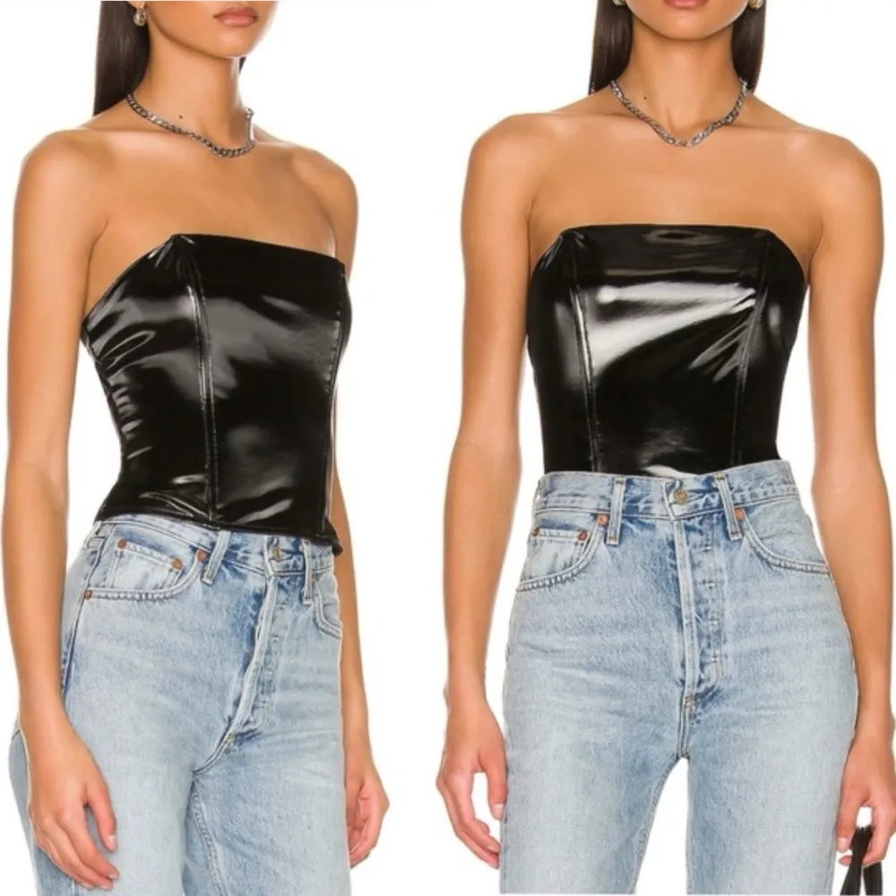 WeWoreWhat Fitted Corset Black NWT - Image 4