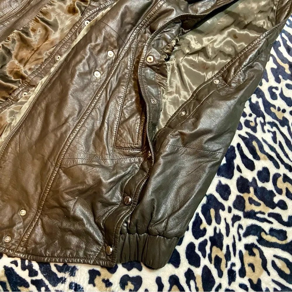 Womens puffer vest Brown - Image 8