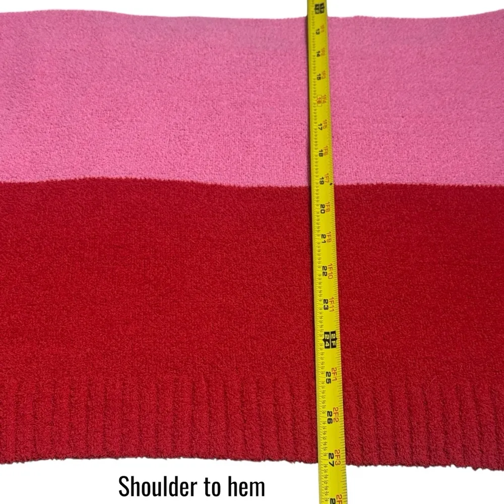 Talbots Colorblock Cozy Holiday Valentine’s Crewneck Sweater Size XL‎ - Image 12
