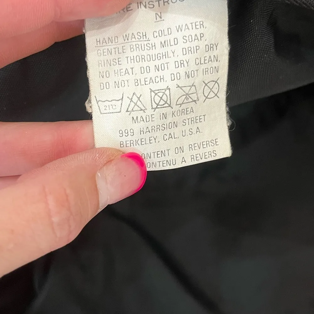 The North Face Lumbar Fanny Pack Waist Pack Hiking Backpacking Bag black pink - Image 7