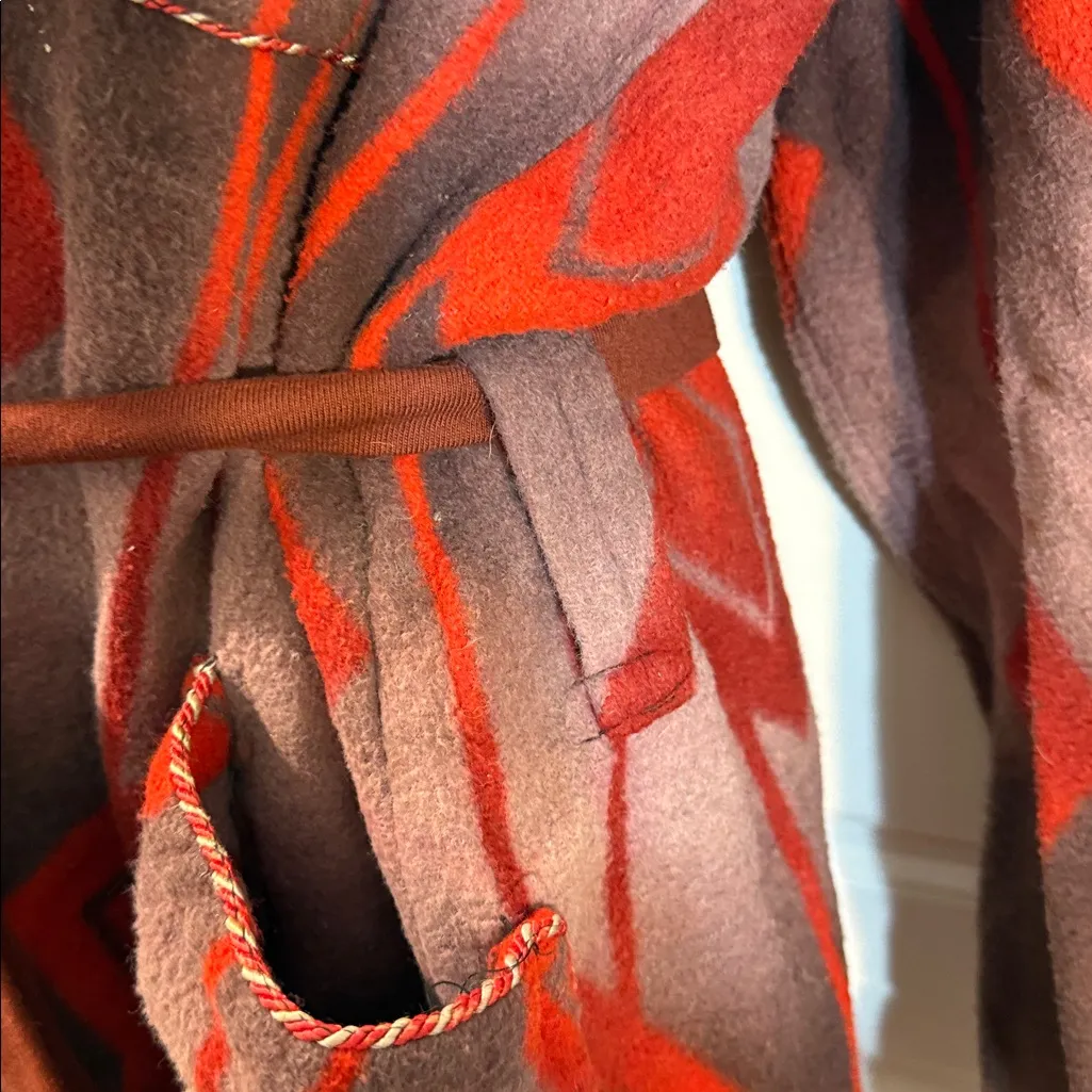 OMBRÉ BEACON ROBE / missing original belt Red Size undefined - Image 8