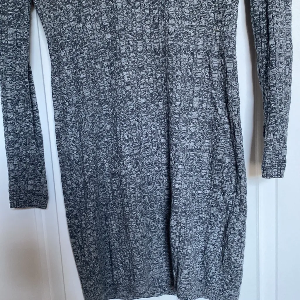 A&F charcoal gray LS  knit dress - Image 3