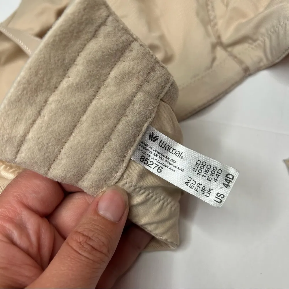 Wacoal Tan Seamless Wireless Bra 44D 85276 Full Coverage - Image 5