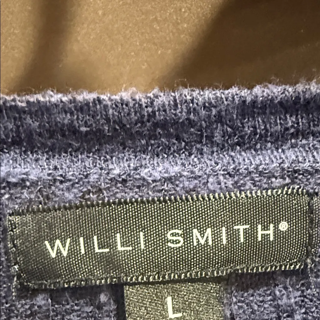 Willi Smith Navy Button-Up Cardigan Size Large - Image 2
