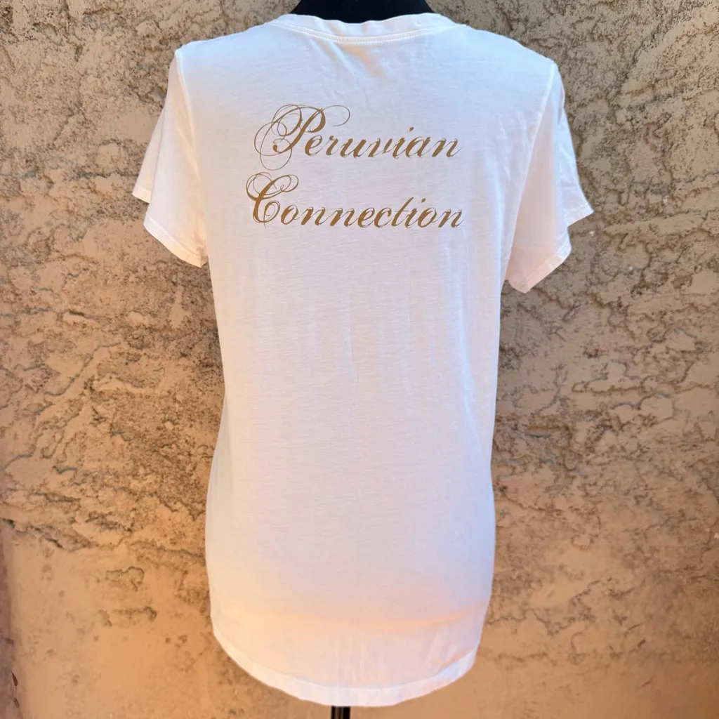 NWOT Peruvian Connection Ivory Knit Top - Image 3