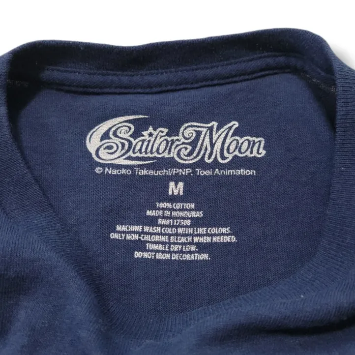 Shirt Size Medium Animation Anime Cartoon Graphic Print T-Shirt Blue Unisex T-shirt - Image 5