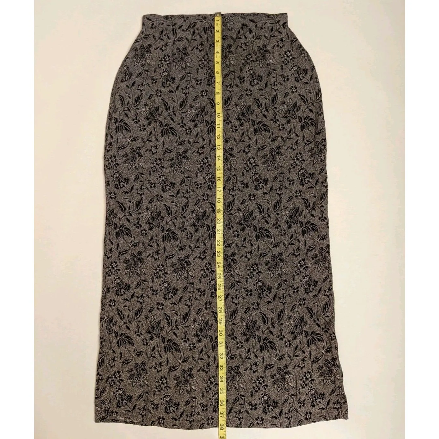 Vtg Y2K 90s Midi Skirt Sz 10 Gremlin Grunge Indie Sleaze Goblincore Whimsygoth - Image 3