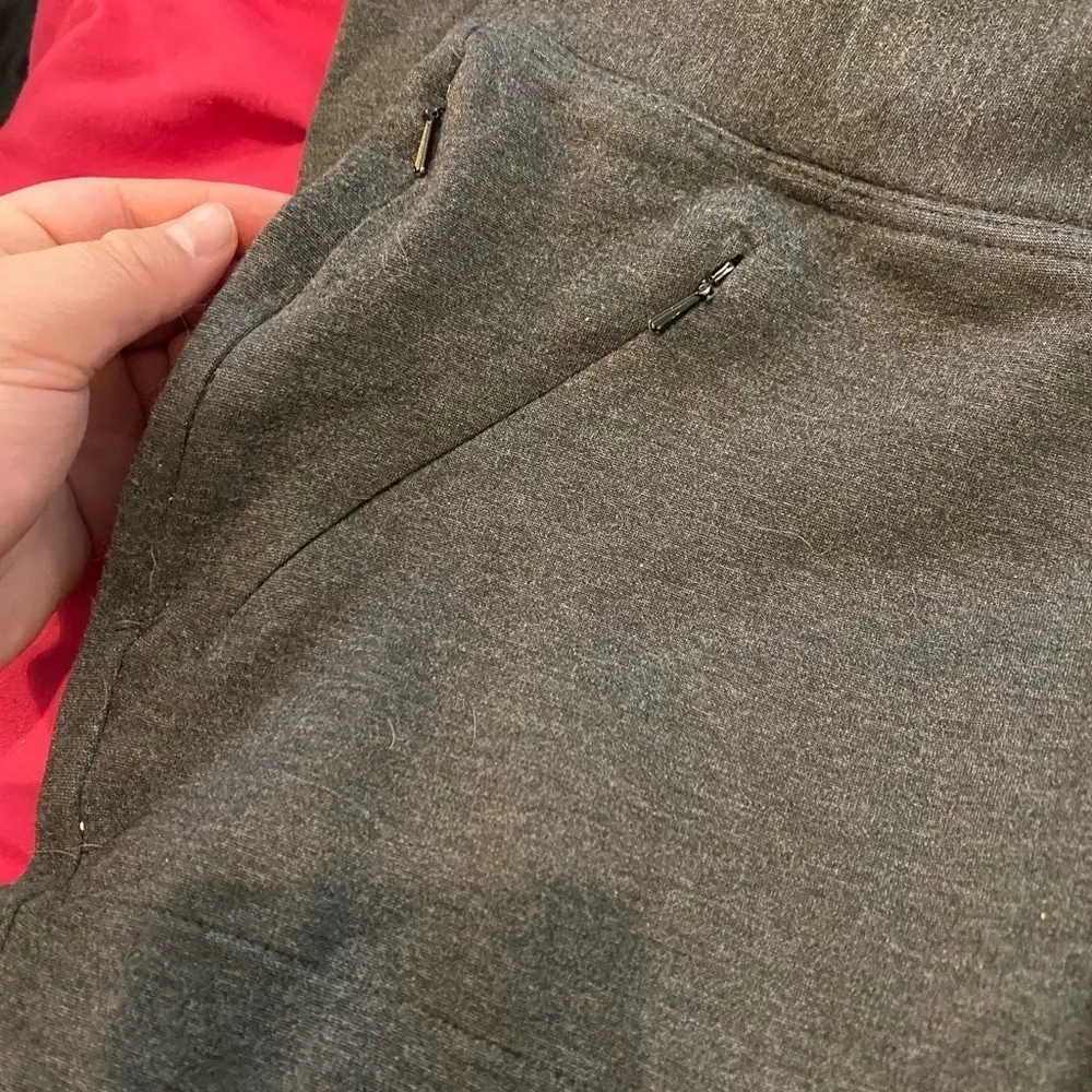 Duluth Trading co. Gray bootcut stretchy pants - Image 5