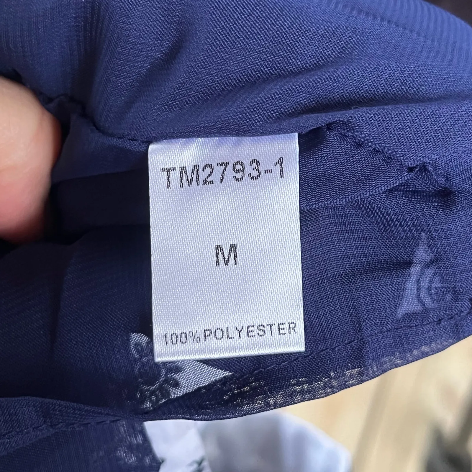 THML Women's Navy Embroidered Sleeveless Maxi Dress Size M. NEW - Image 11