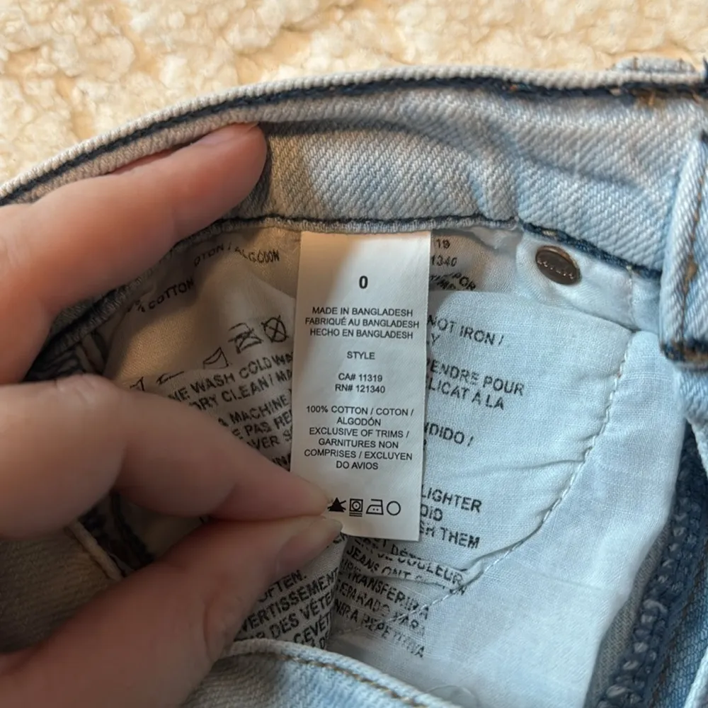 Garage Distressed Jean Shorts Size 0 - Image 6