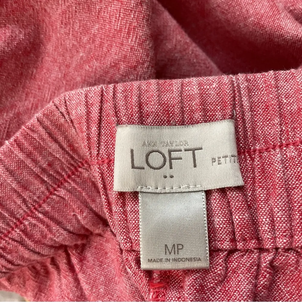 Ann Taylor Loft Petite Linen Blend Skirt Size MP - Image 5