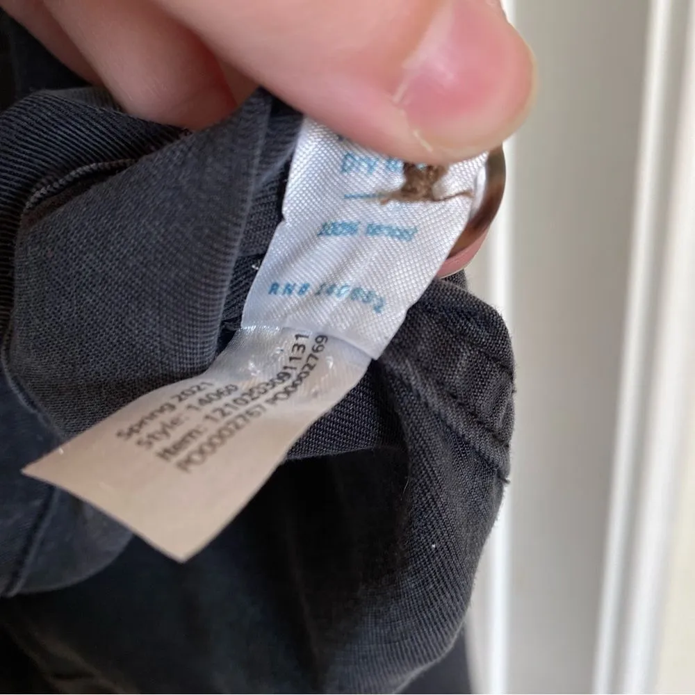 MARINE LAYER Oslo Gray Tencel Jacket Chore Coat Size Extra Large - Image 7