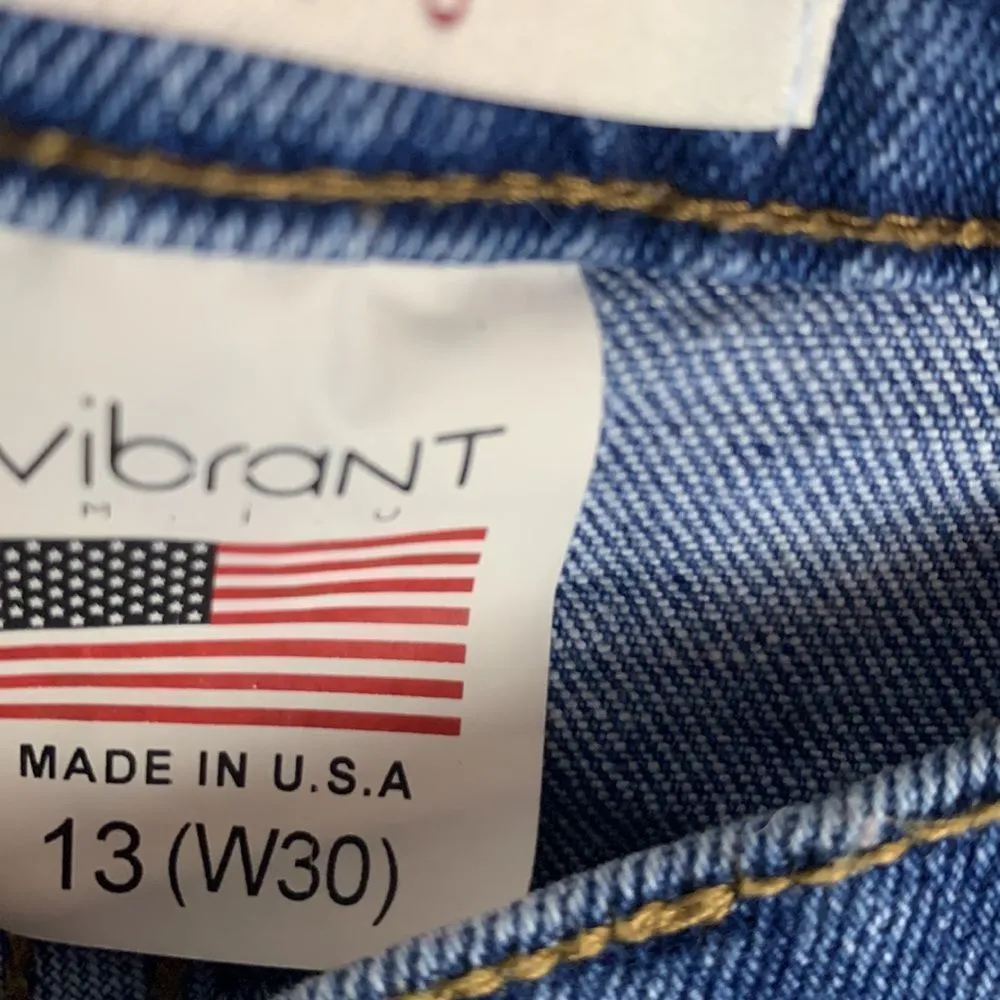 Vibrant miu denim size 30 waist - Image 3