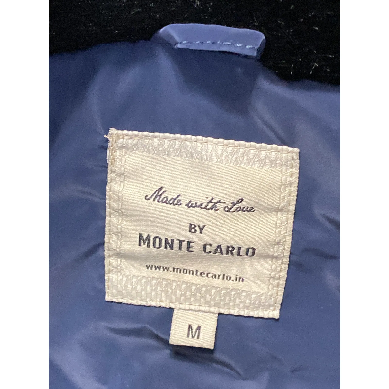 Monte Carlo Women's Navy Blue Long Sleeve Puffer Quilter Coat Jacket Size M Size M - Image 3