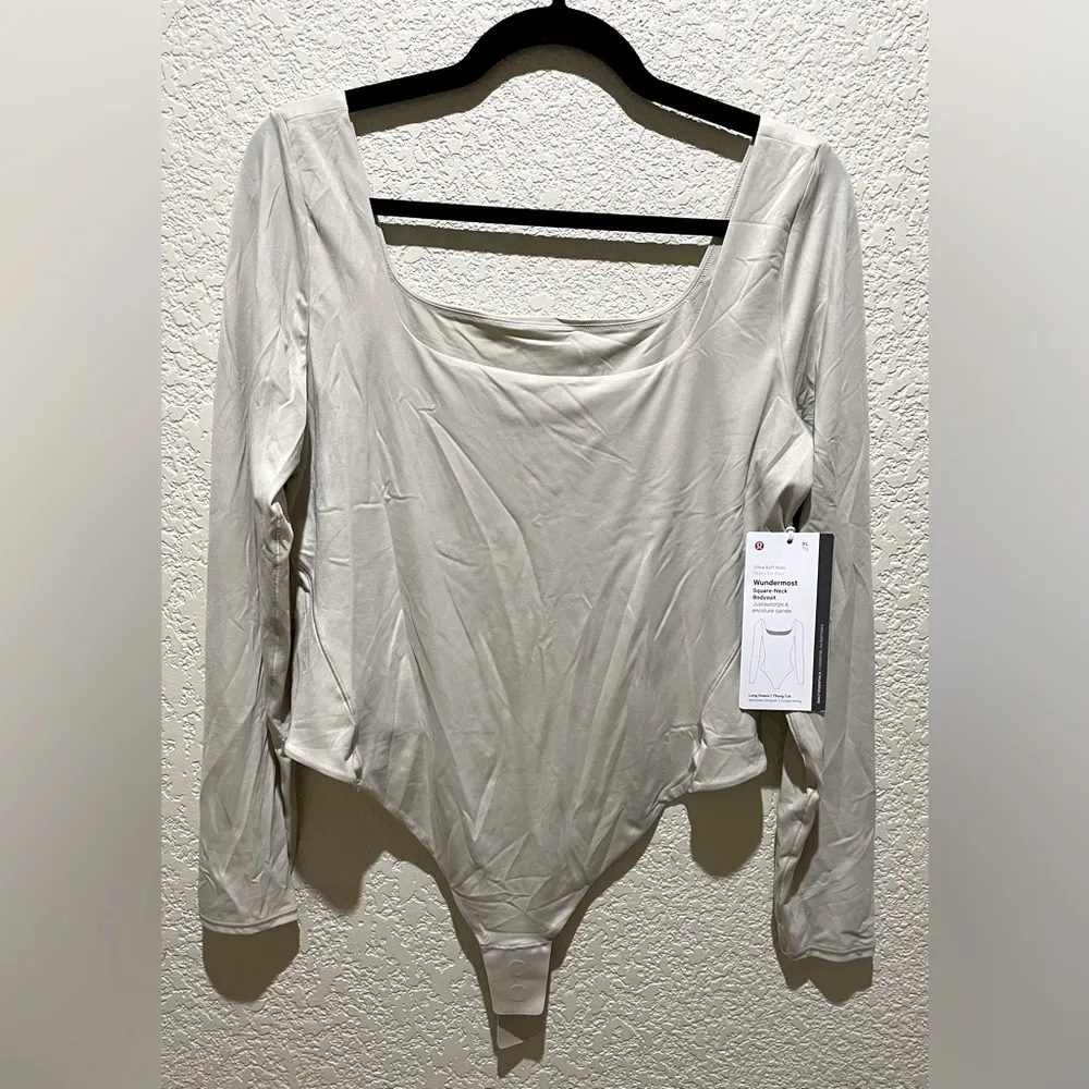 NWT Lululemon Wundermost Ultra Soft Nulu Square Neckline long Sleeve Bodysuit - Image 3