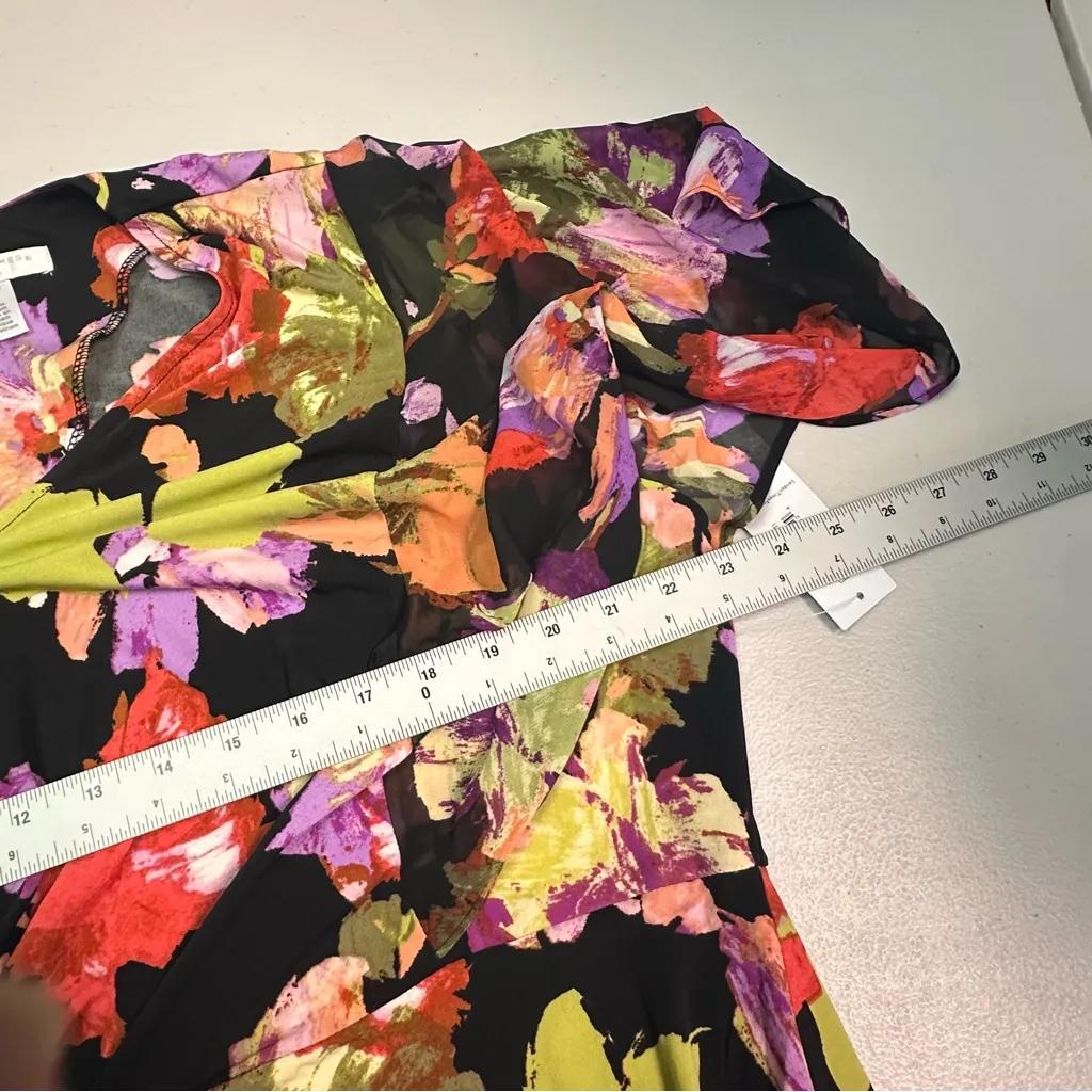 London Times Multicolor Floral Dress - Image 4