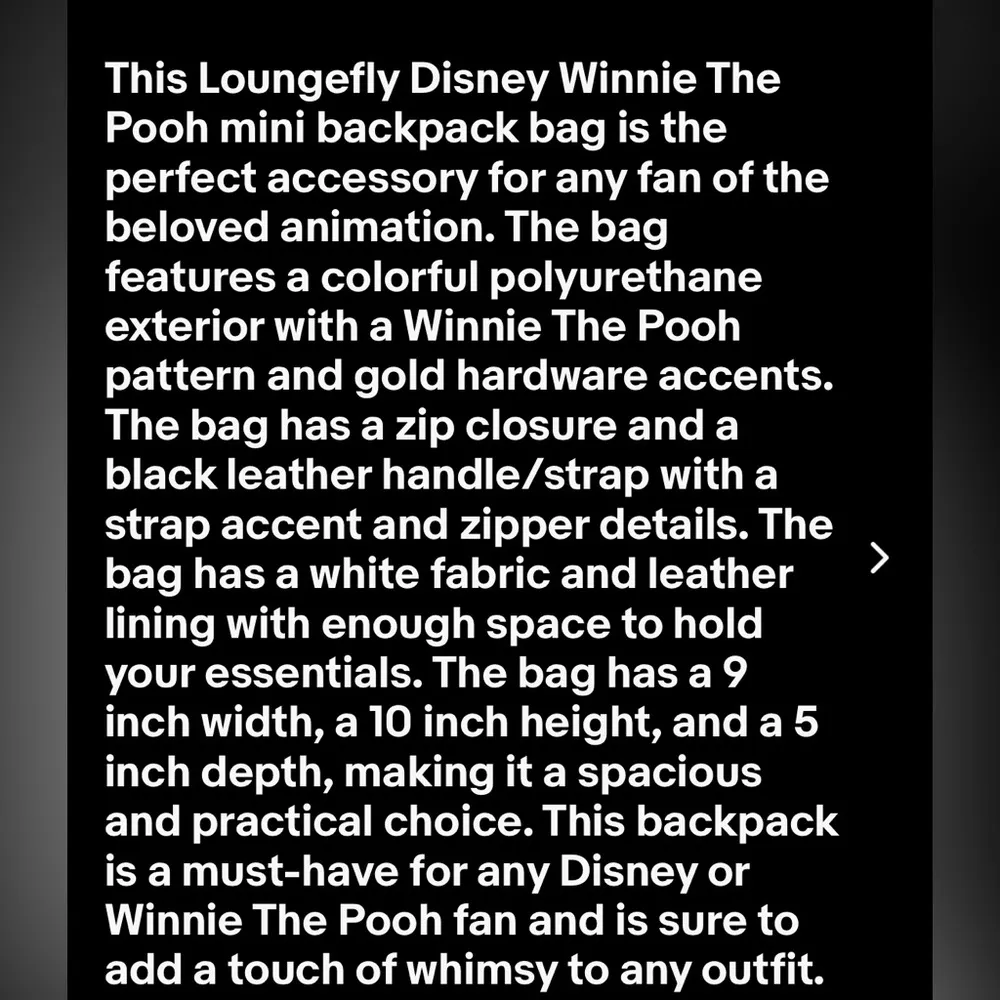 Disney Loungefly  Winnie The Pooh Bear Bees & Honey Mini Backpack - EUC - Image 13