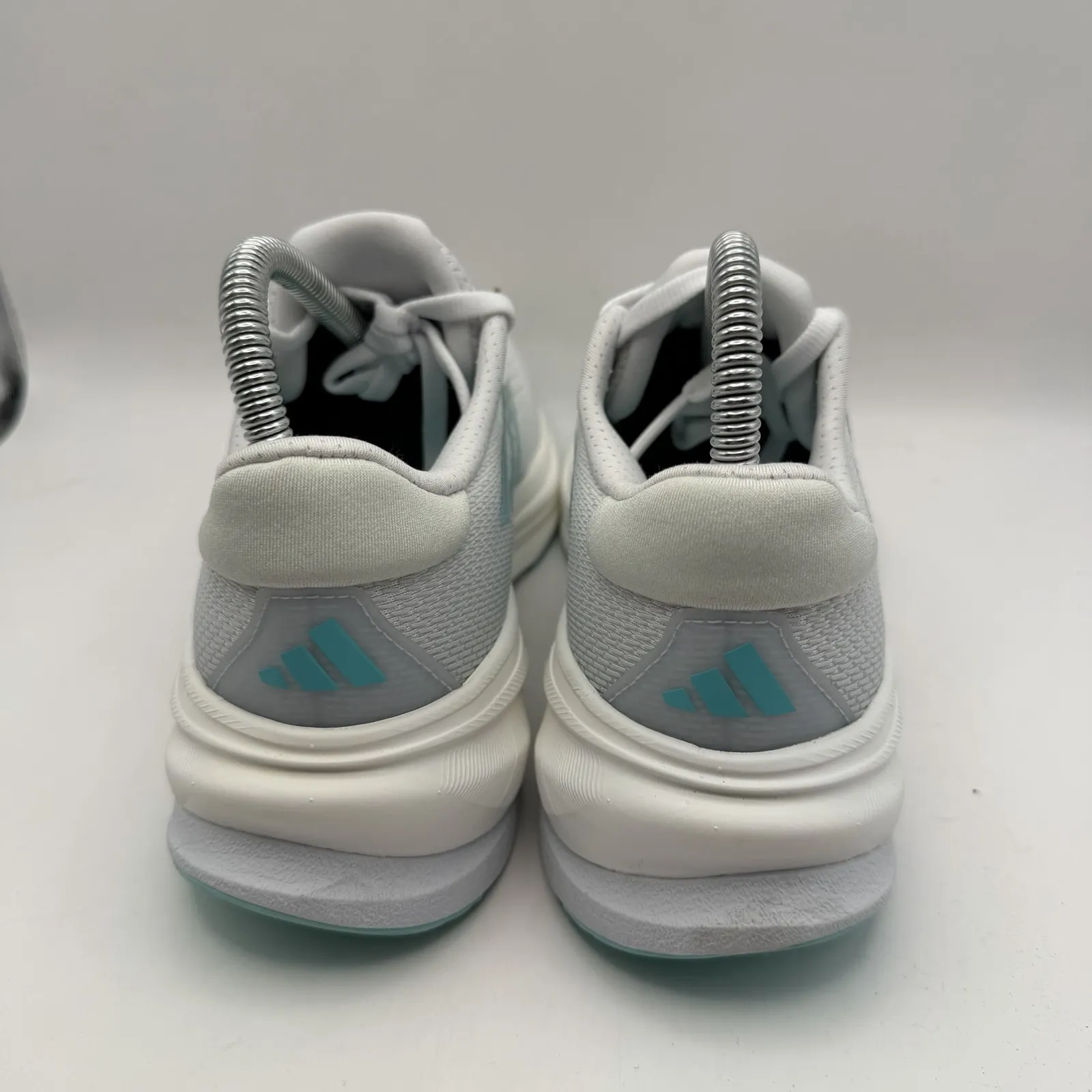 Adidas Women's Sz 6 Supernova Rise Shoes White Linen Green Metallic New - Image 4