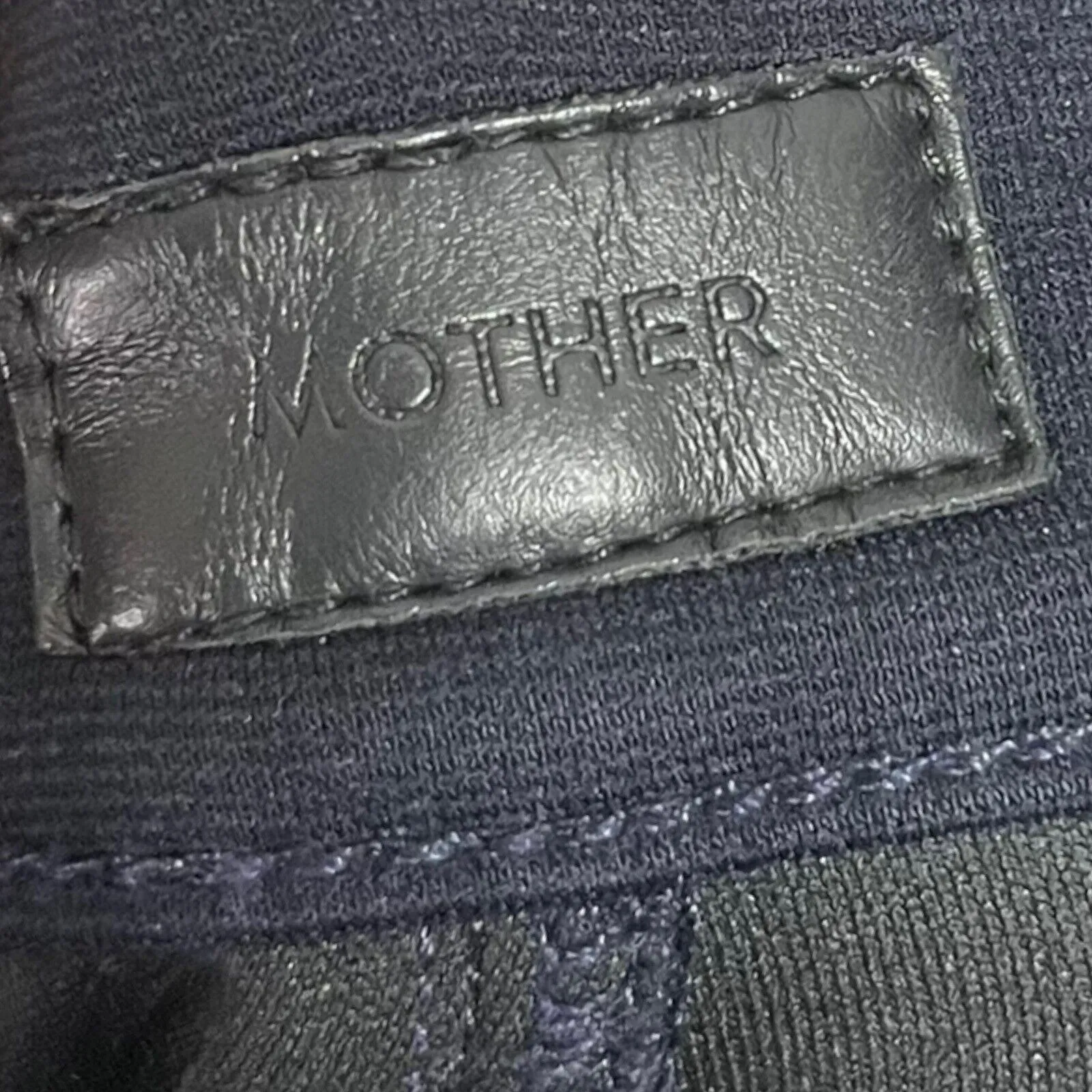 Mother Pleated Trainer Pants Women’s 24 Navy Tapered Cuffed Ankle Elevated Blue - Image 9