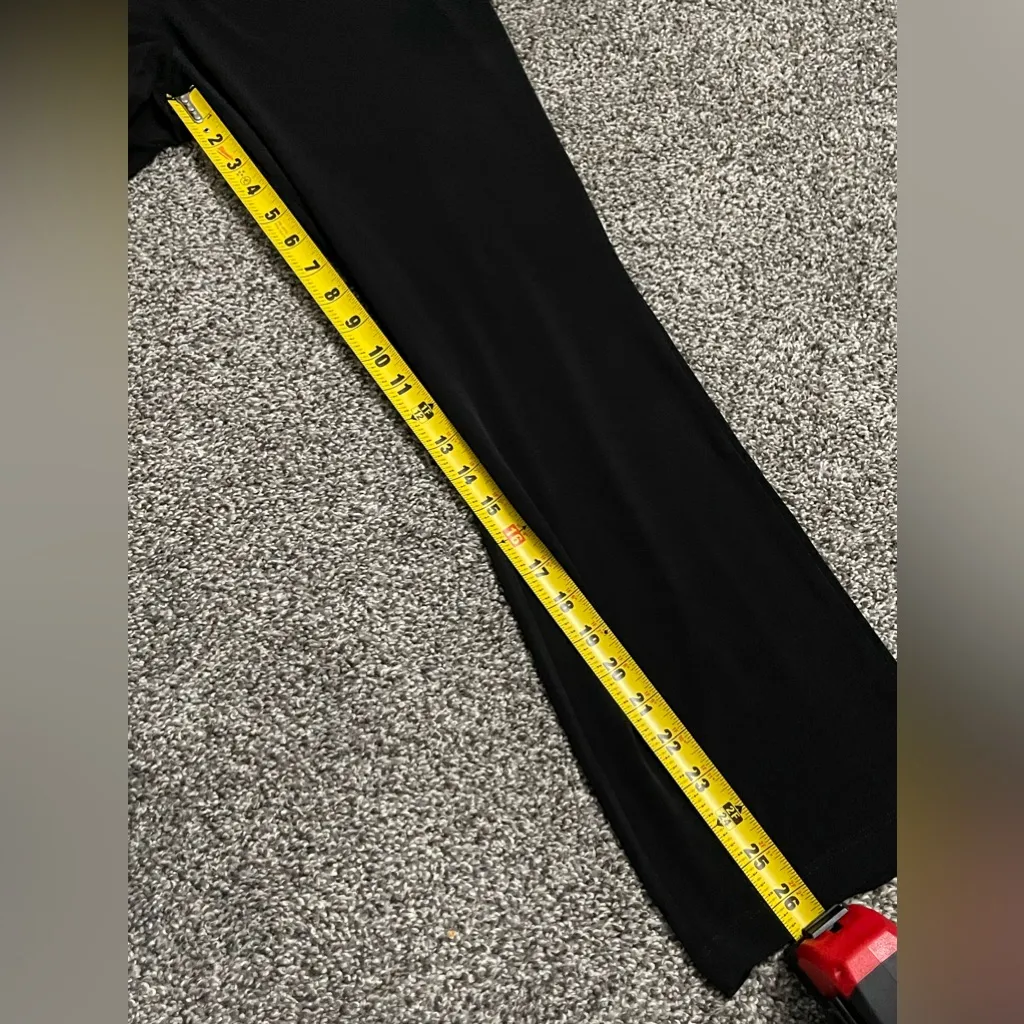 New Susan Graver Black Wide-Leg Business Casual High Waisted Pants MP - Image 9