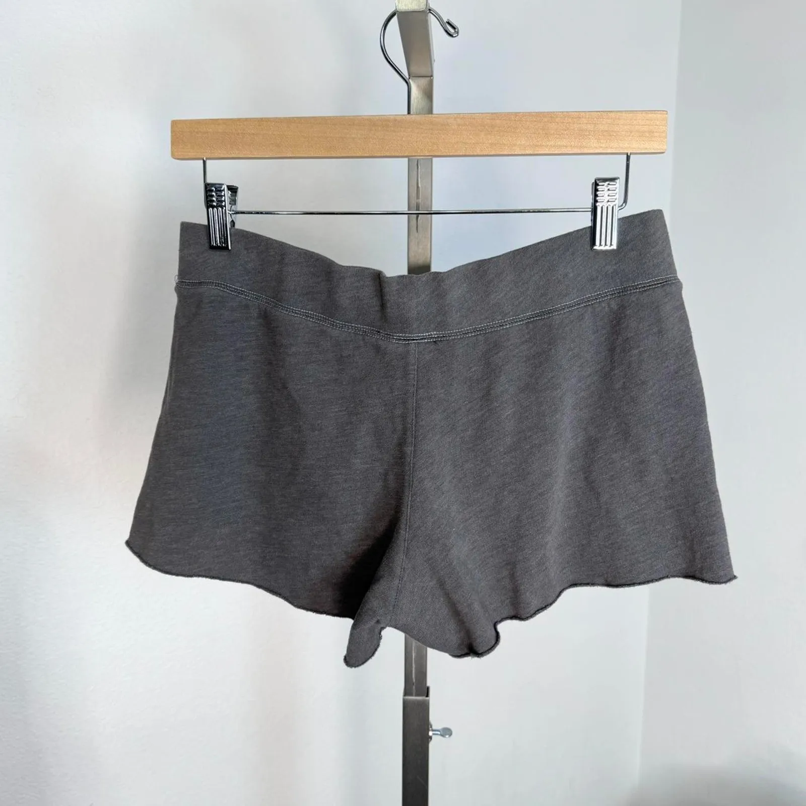 Victorias Secret Pink 2010s Sweat Shorts Mid Gray Rise Small - Image 2