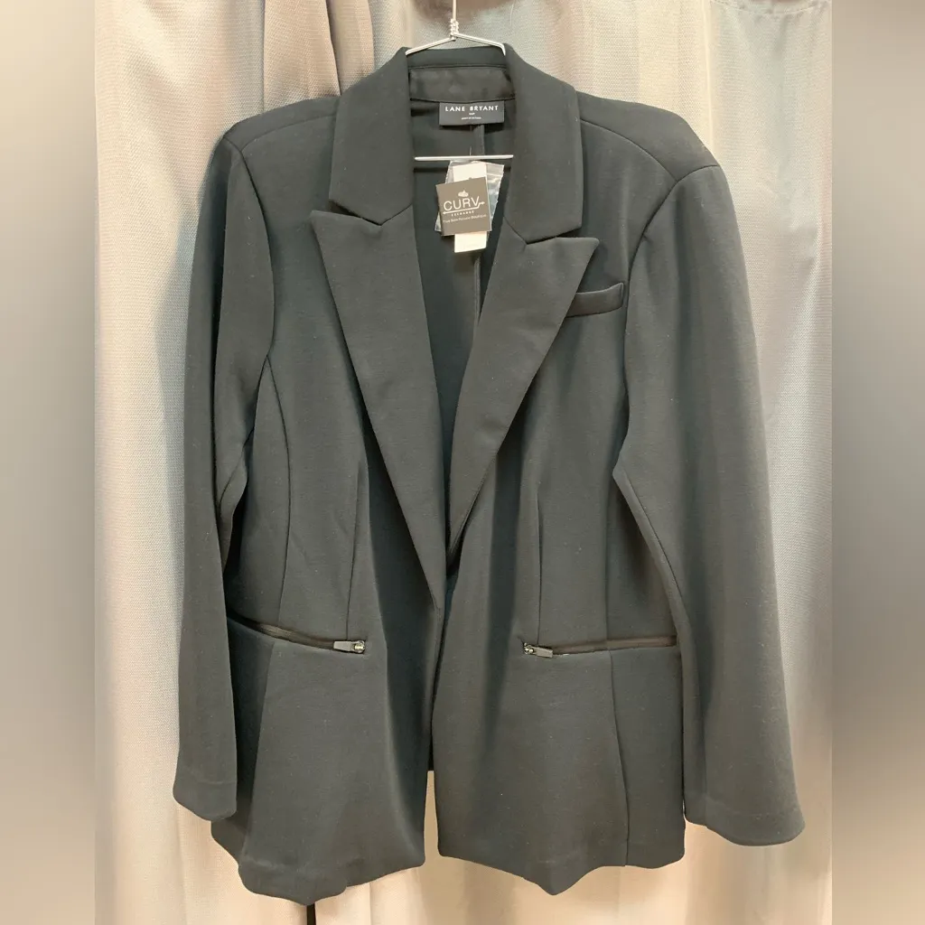 NEW Lane Bryant Journey Knit Blazer Size 16p - Image 2