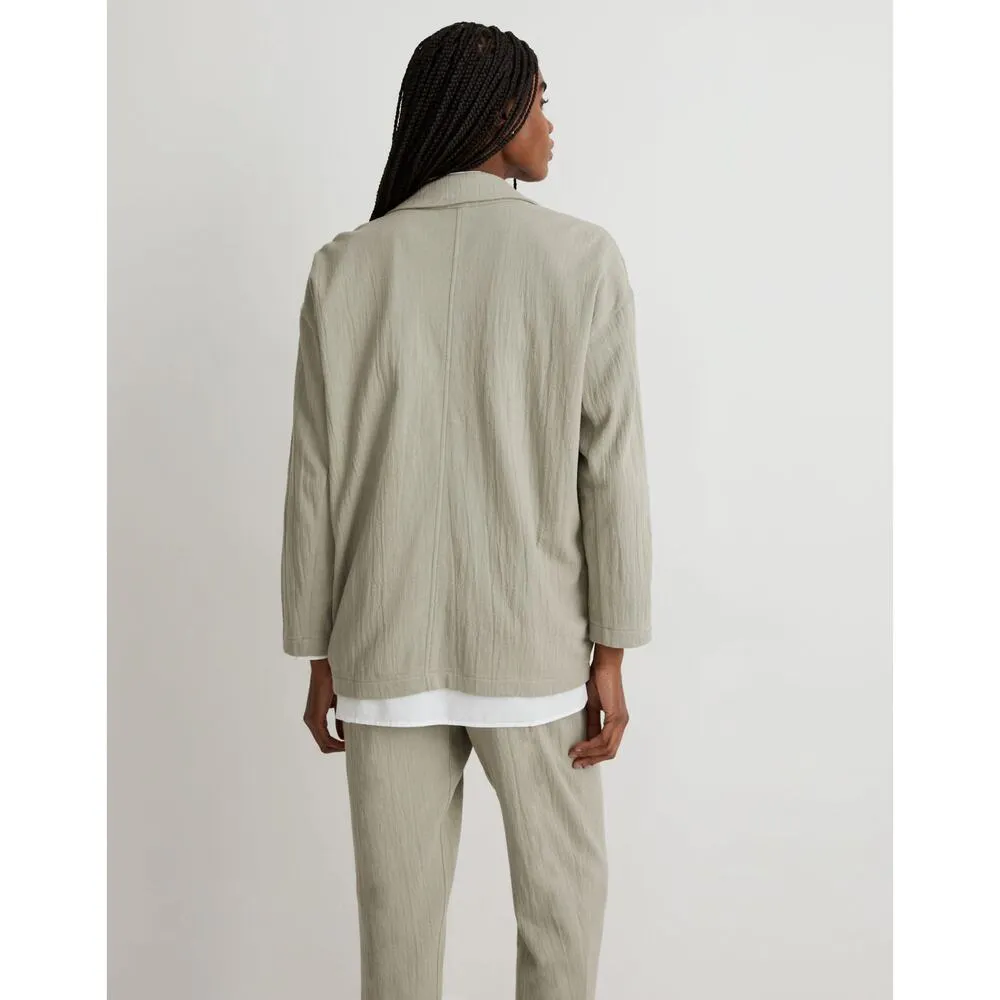 Madewell Women's Green Linen 2-Piece Work Blazer Jacket & Pants Suit Set XXS/XS - Image 2