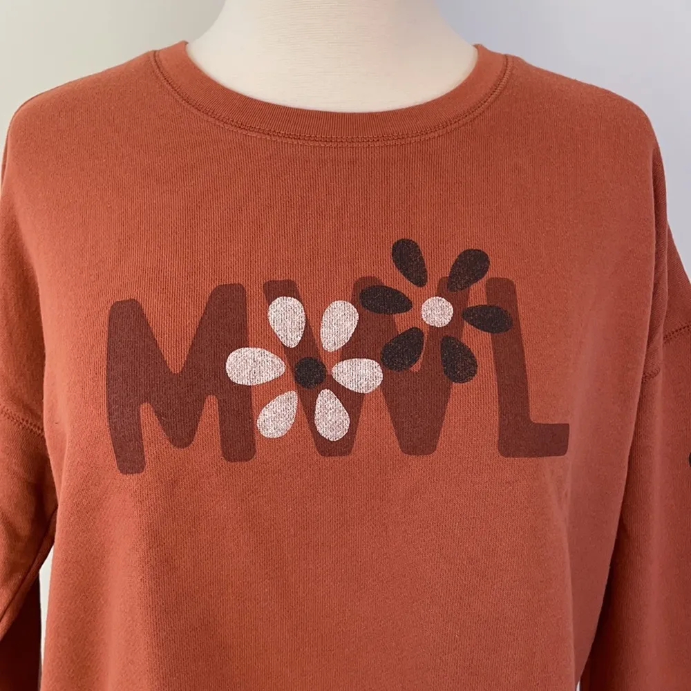 Madewell Sweatshirt Make Weekends Longer Terry Floral - Image 3