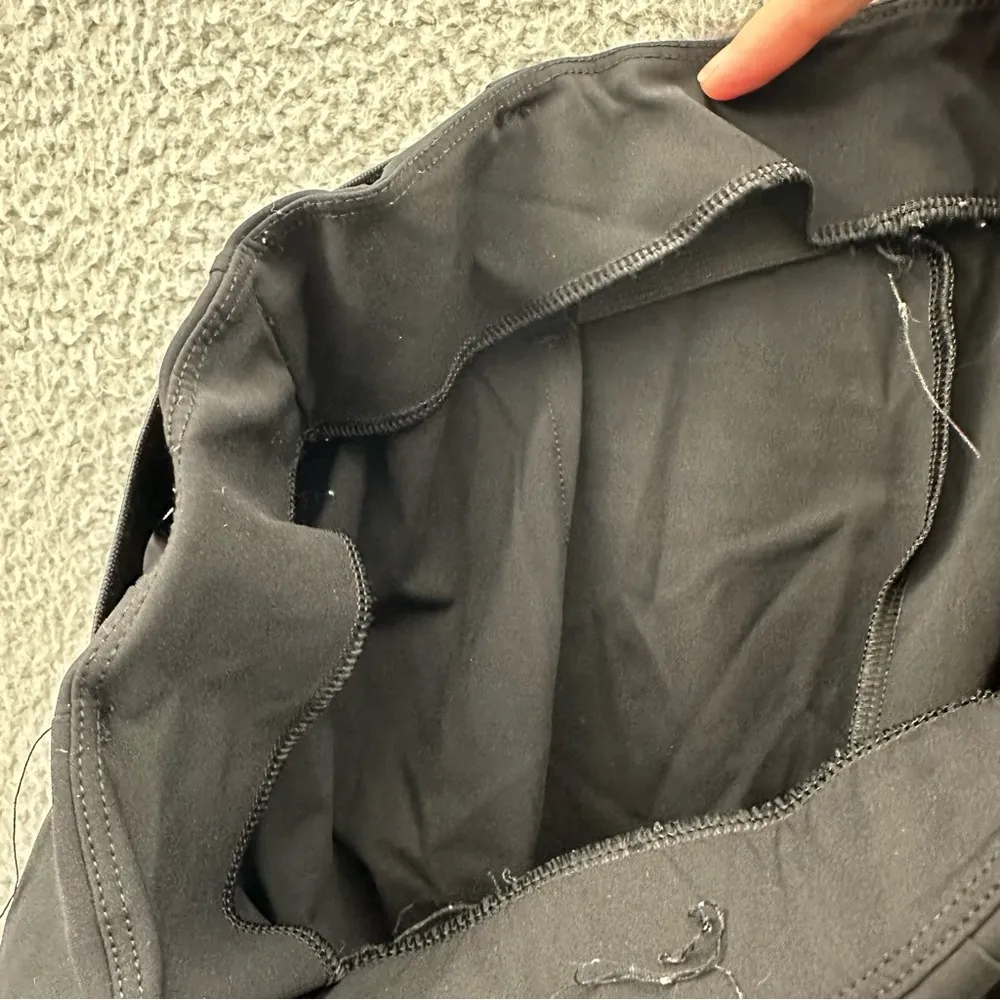 ADAY Turn It Up Pants High Rise Ankle Tapered Leg Trousers Black Women XS x 27.5 - Image 3