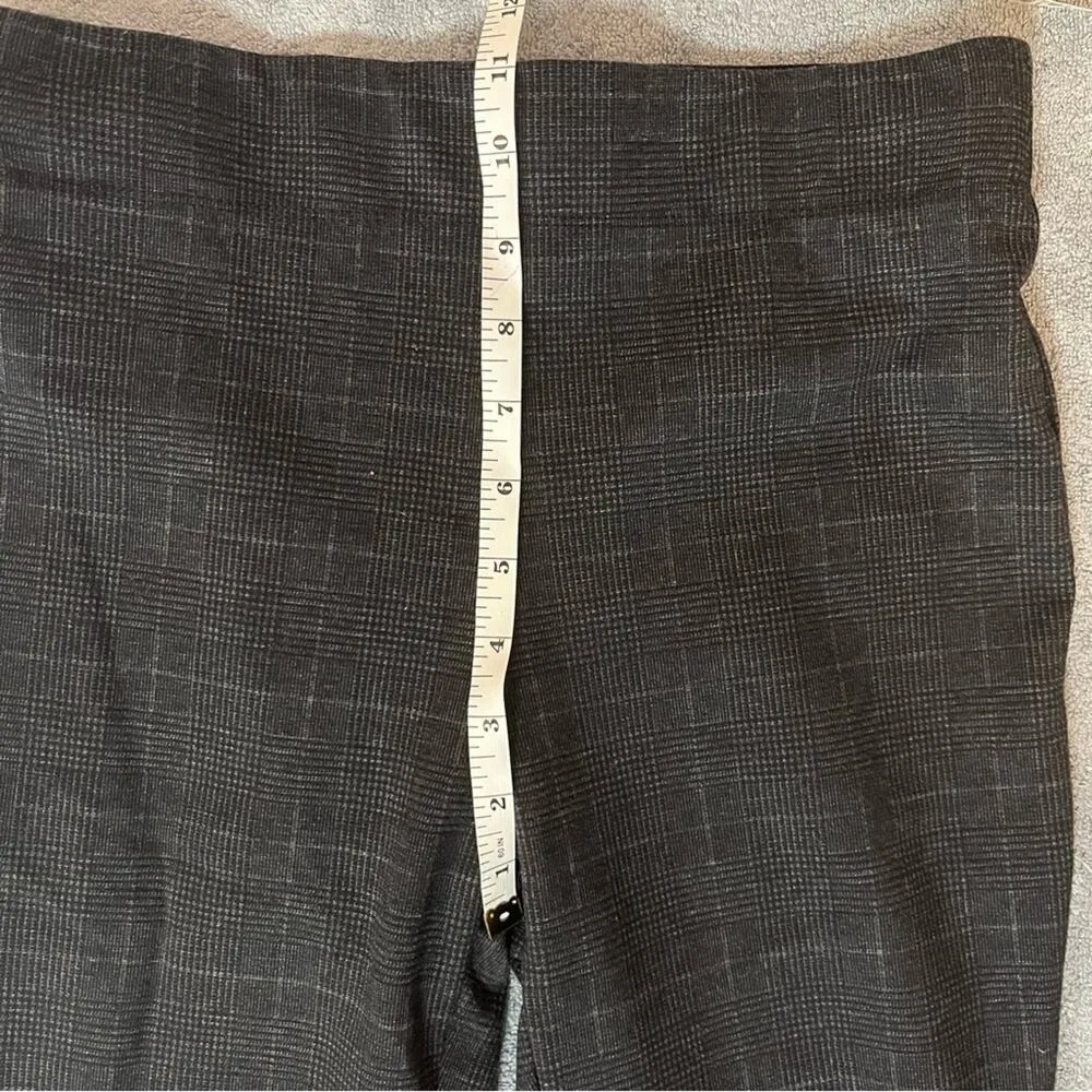 Max Edition Dark Gray Grey Plaid Business Casual Work Office Pants Size Small - Image 4