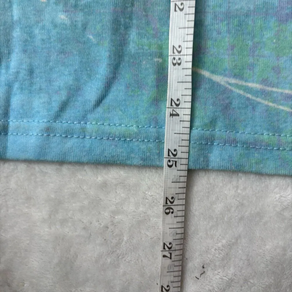 Harley Davidson Tank Top Womens Size Medium VINTAGE MADE IN USA Y2K Blue 00s - Image 5