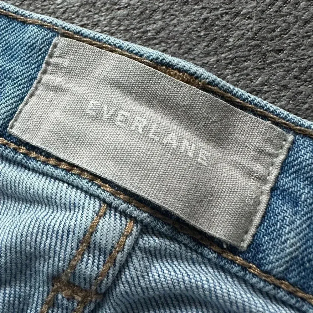 Everlane High Rise Straight Vintage Wash Jeans Size 25 - Image 6
