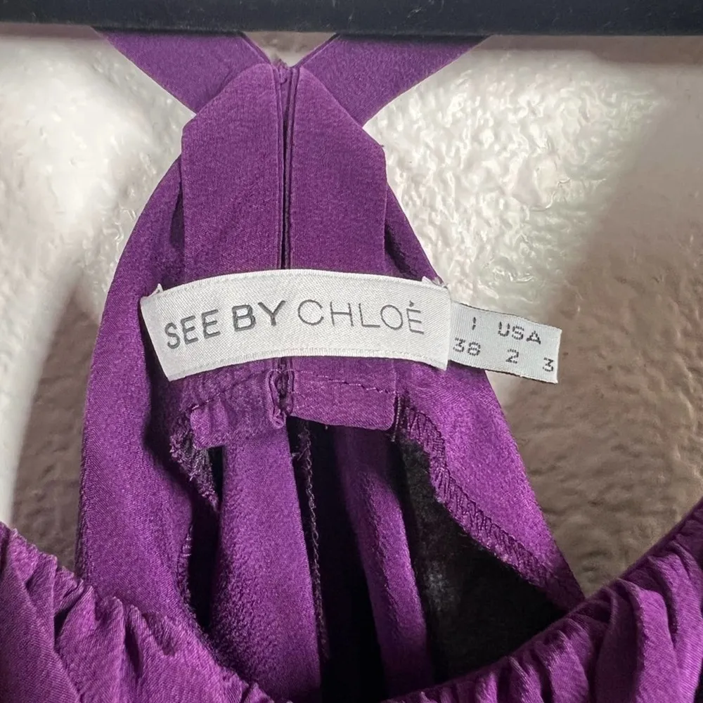 See By Chloe Silk Ruffled Top - Image 5