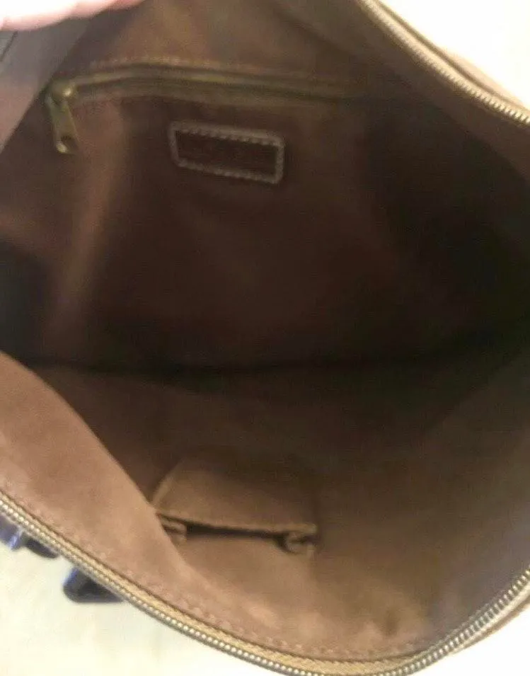 Gorgeous  brown leather bag. Sz 14.5x12 - Image 4