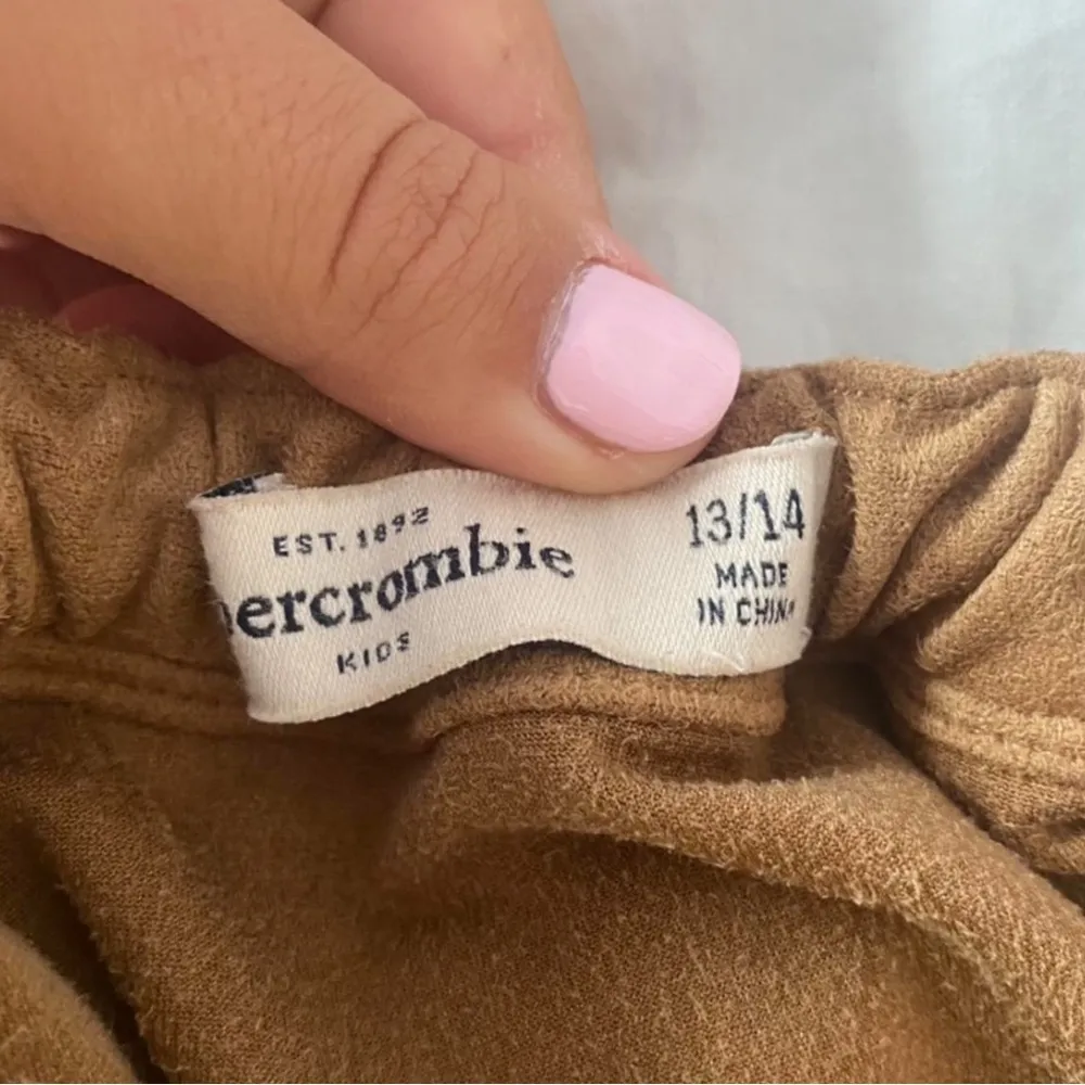 Abercrombie brown suede skirt - Image 4