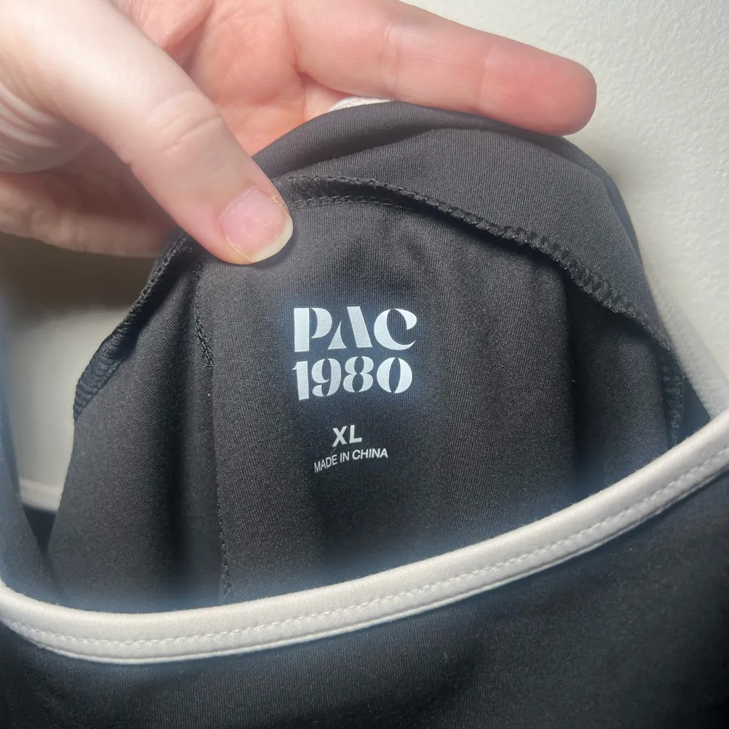 PacSun Black with White Trim Sports Dress - Image 5