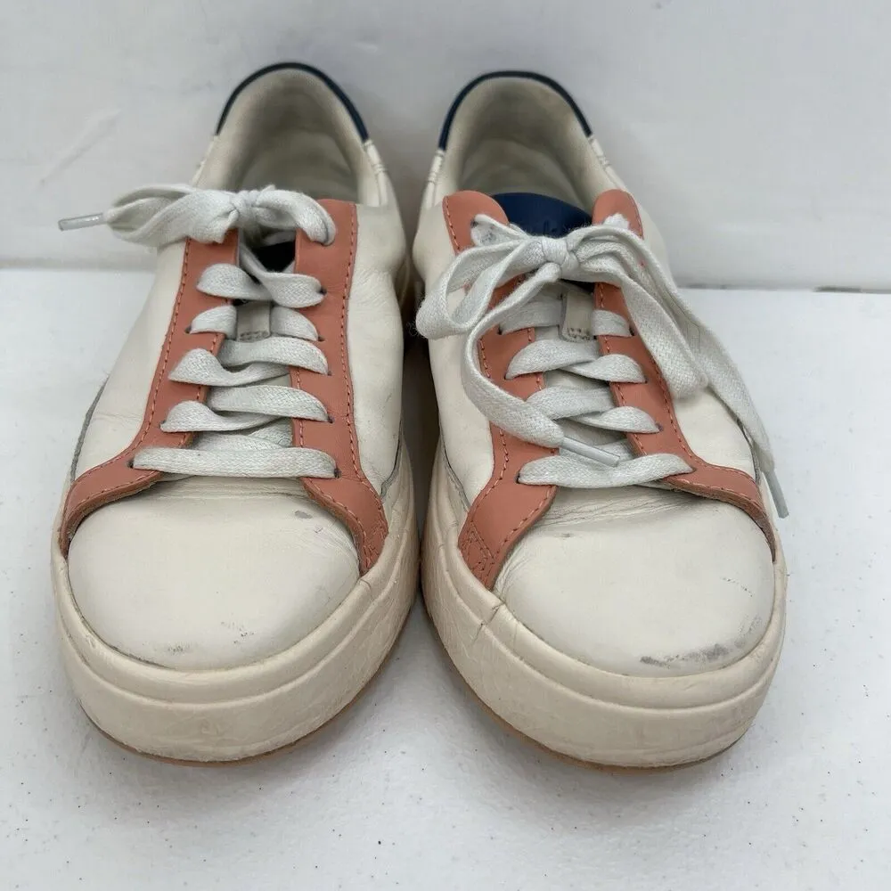 Kizik Vegas Clover Men’s 4.5 Women’s 6 Hands Free Shoes Sneakers Coral Cream Pink - Image 5