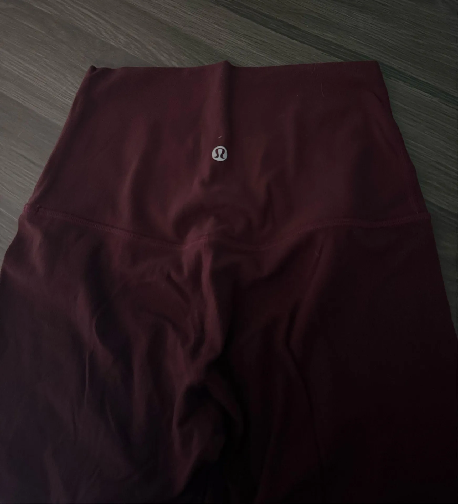 Maroon Lululemon Leggings Align - Image 2